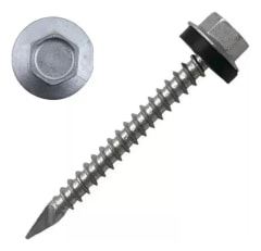 Tornillo Autoperforante Hexagonal Punta Fina Zincado 100 Un IMPORPER