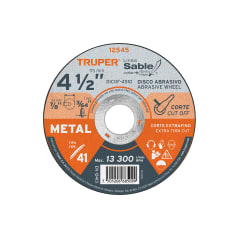 Disco de Corte Fino Metal TRUPER