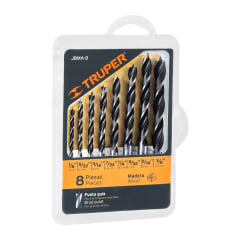 Juego de Brocas Madera 8 Piezas TRUPER