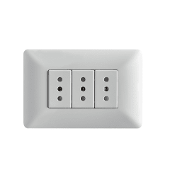 Enchufe Triple 10A 250V STANFORD