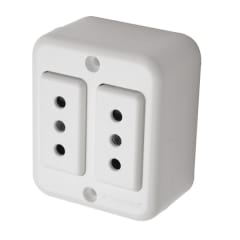 Enchufe Doble Sobrepuesto 10A 250V STANFORD