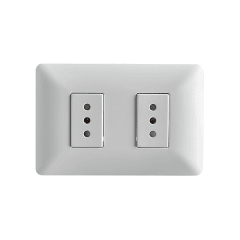 ENCHUFE DOBLE 2P+T 10A 250V STANFORD