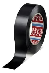Cinta Aislante Eléctrica Profesional Negra 19 mm x 20 m TESA