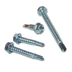 Tornillo Autoperforante Hexagonal Punta Broca sin Golilla Zincado 200 Un MAMUT