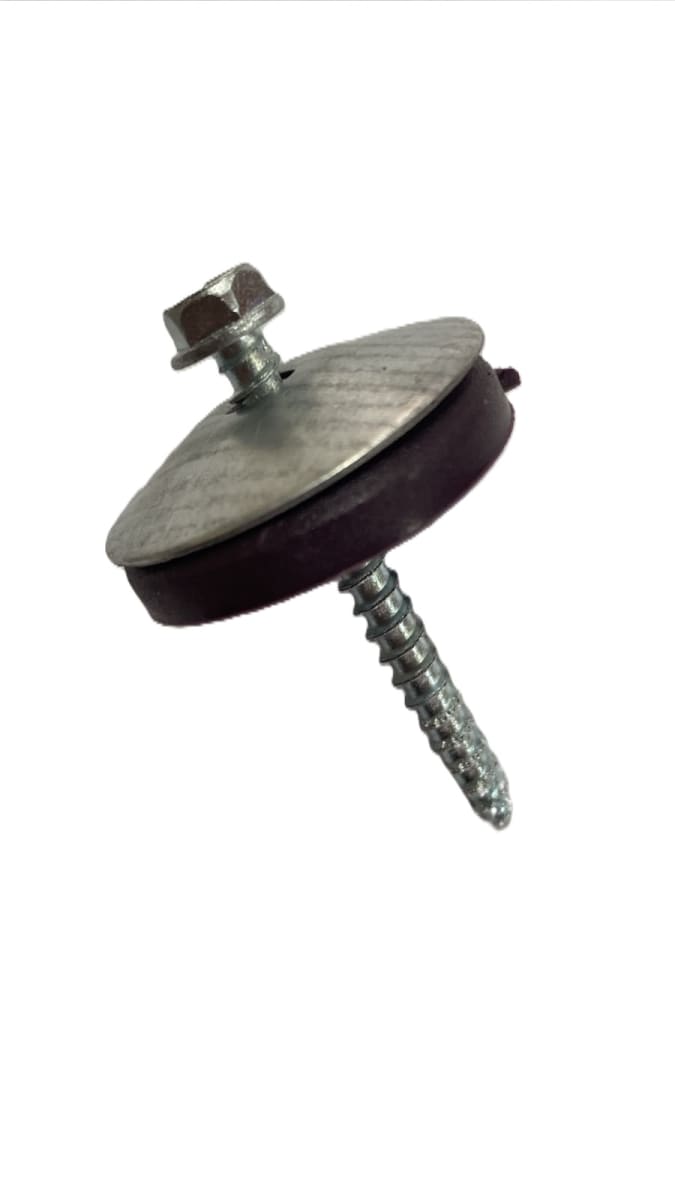Tornillo Policarbonato Hex. con Golilla de PVC (35MM) #12X2 MAMUT (25 Un)1