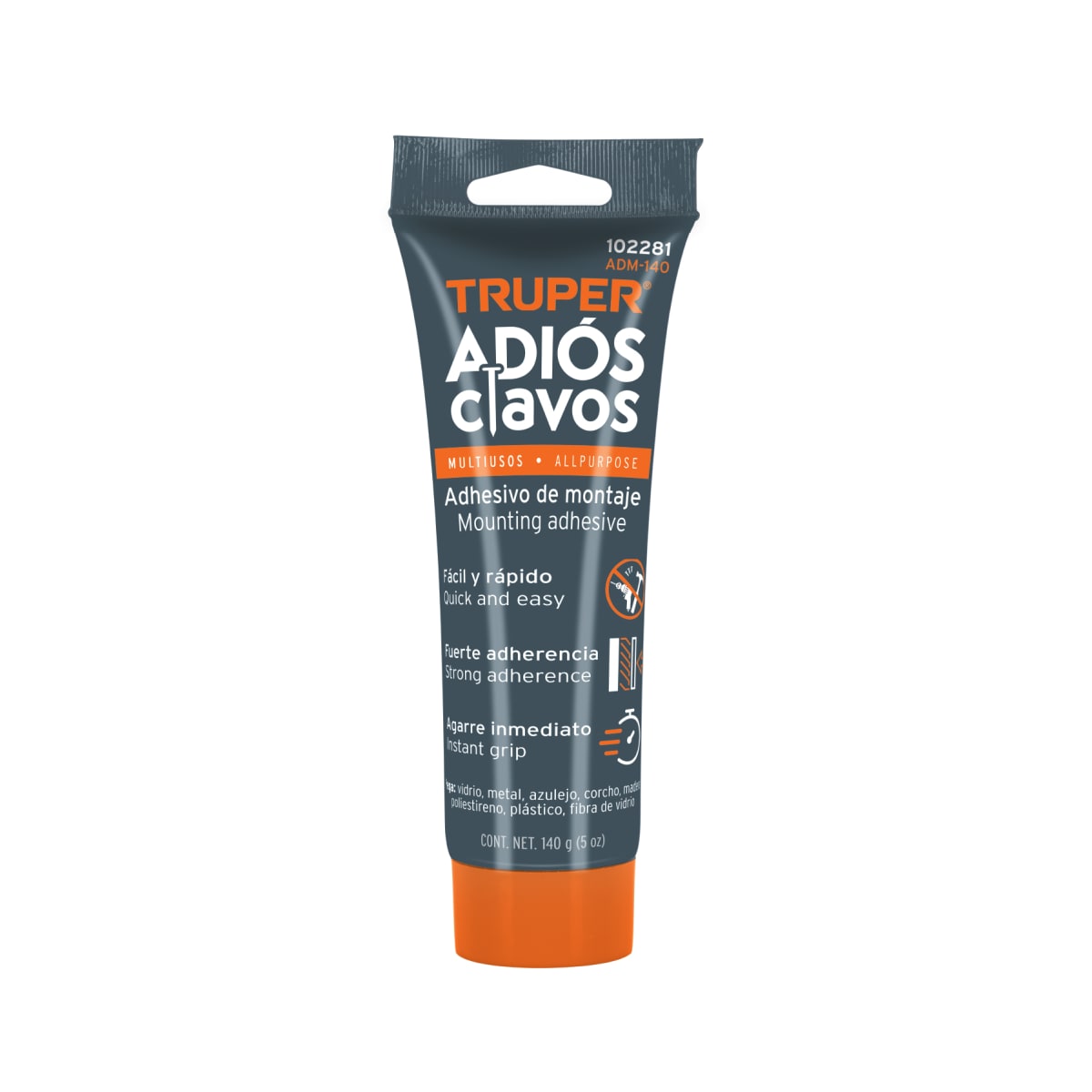 Adhesivo de Montaje Adios Clavos TRUPER1