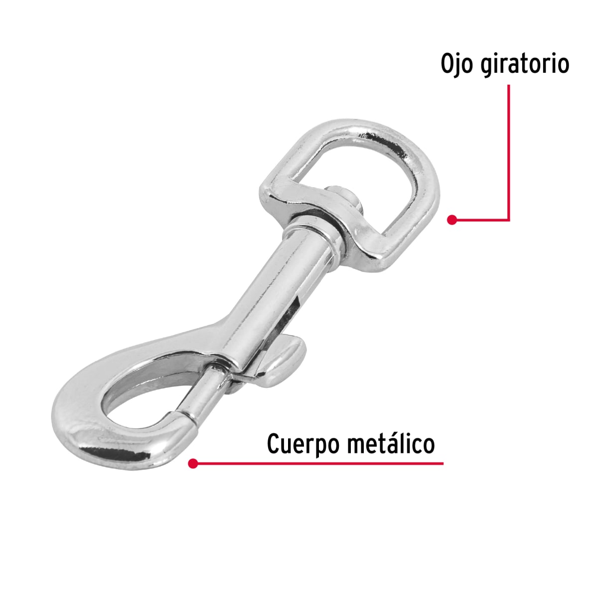Mosquetón Cromado FIERO2