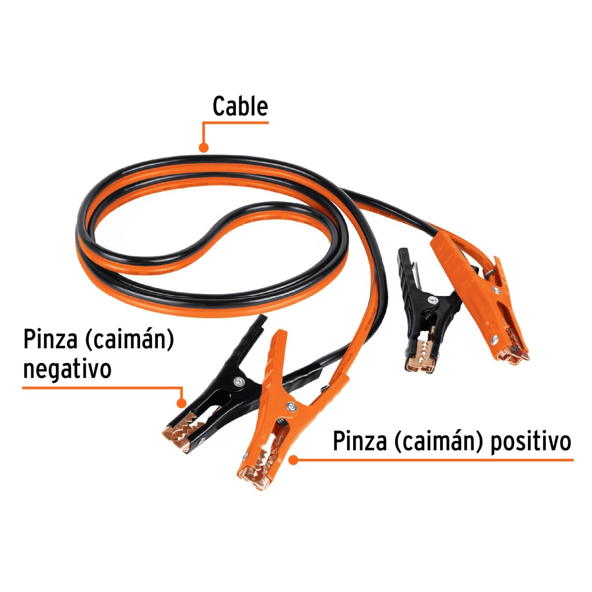 Juego de Cables de Batería para Auto 3 m TRUPER5