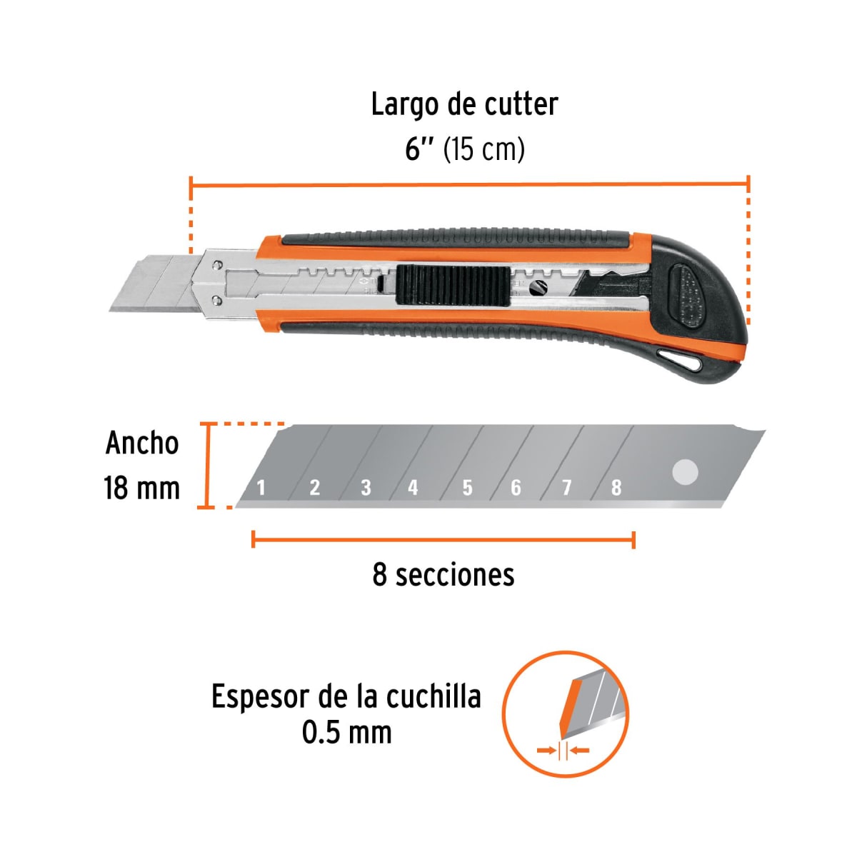 Cuchillo Cartonero con Grip TRUPER4
