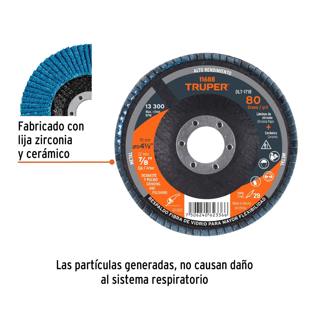 Disco Flap Laminado 4 1/2