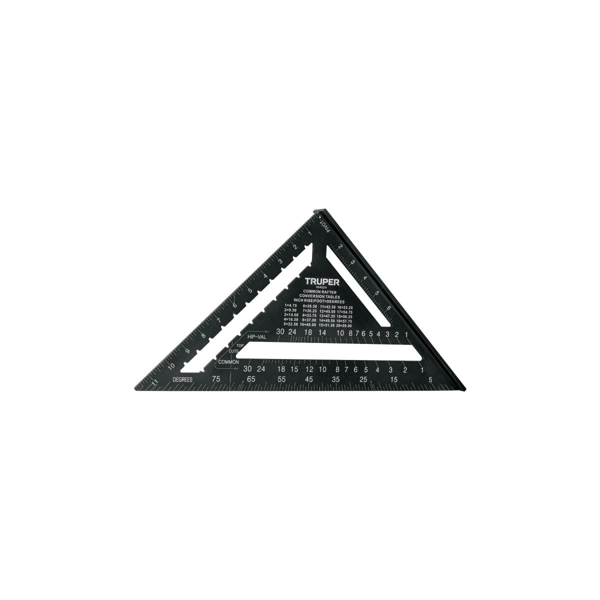 Escuadra Triangular de Aluminio para Muros TRUPER 1040241