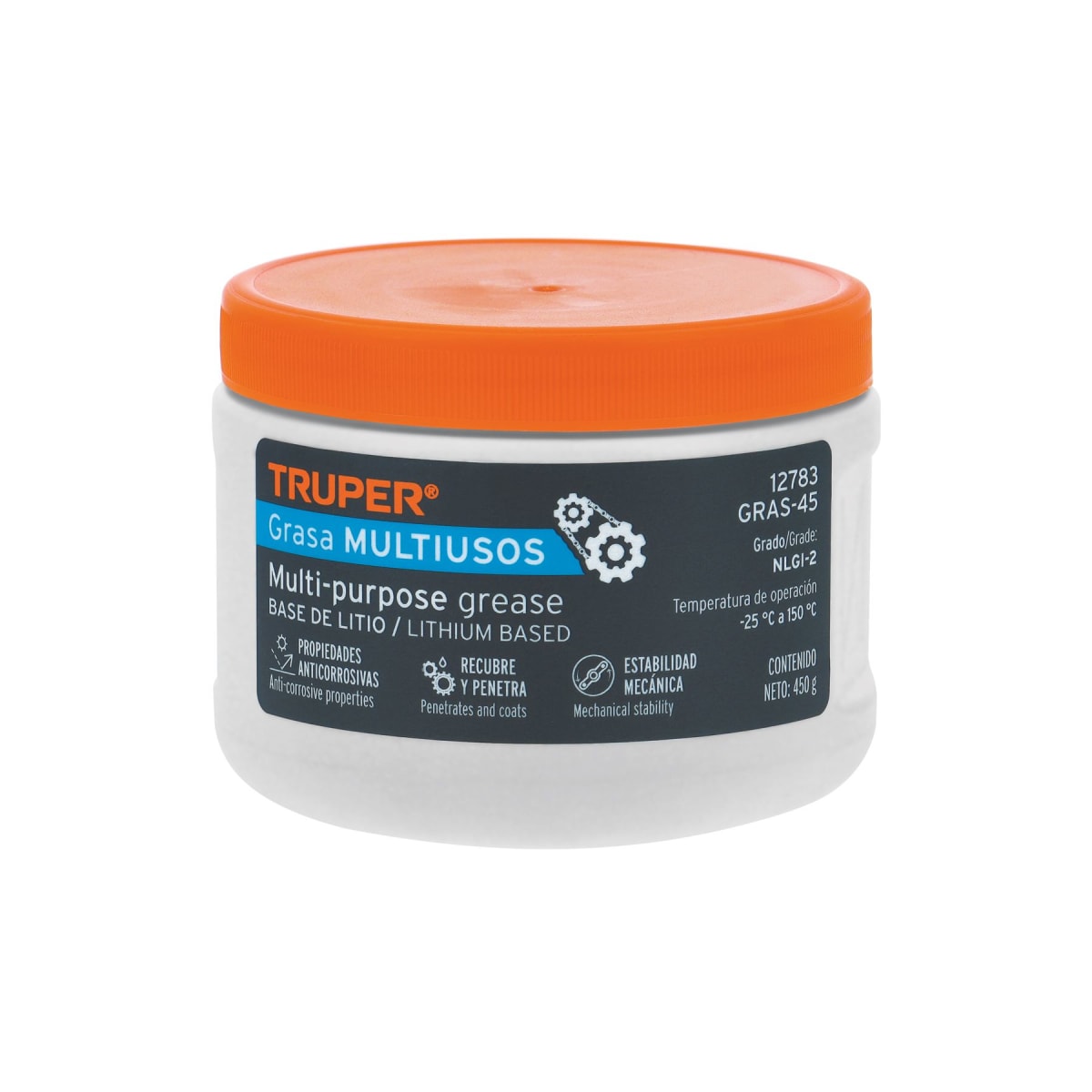 Grasa Lubricante Multiuso 450 g TRUPER1