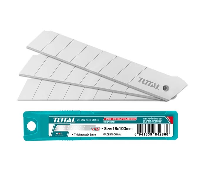 Hojas para Cortacartón 18mm Total 10 Un1
