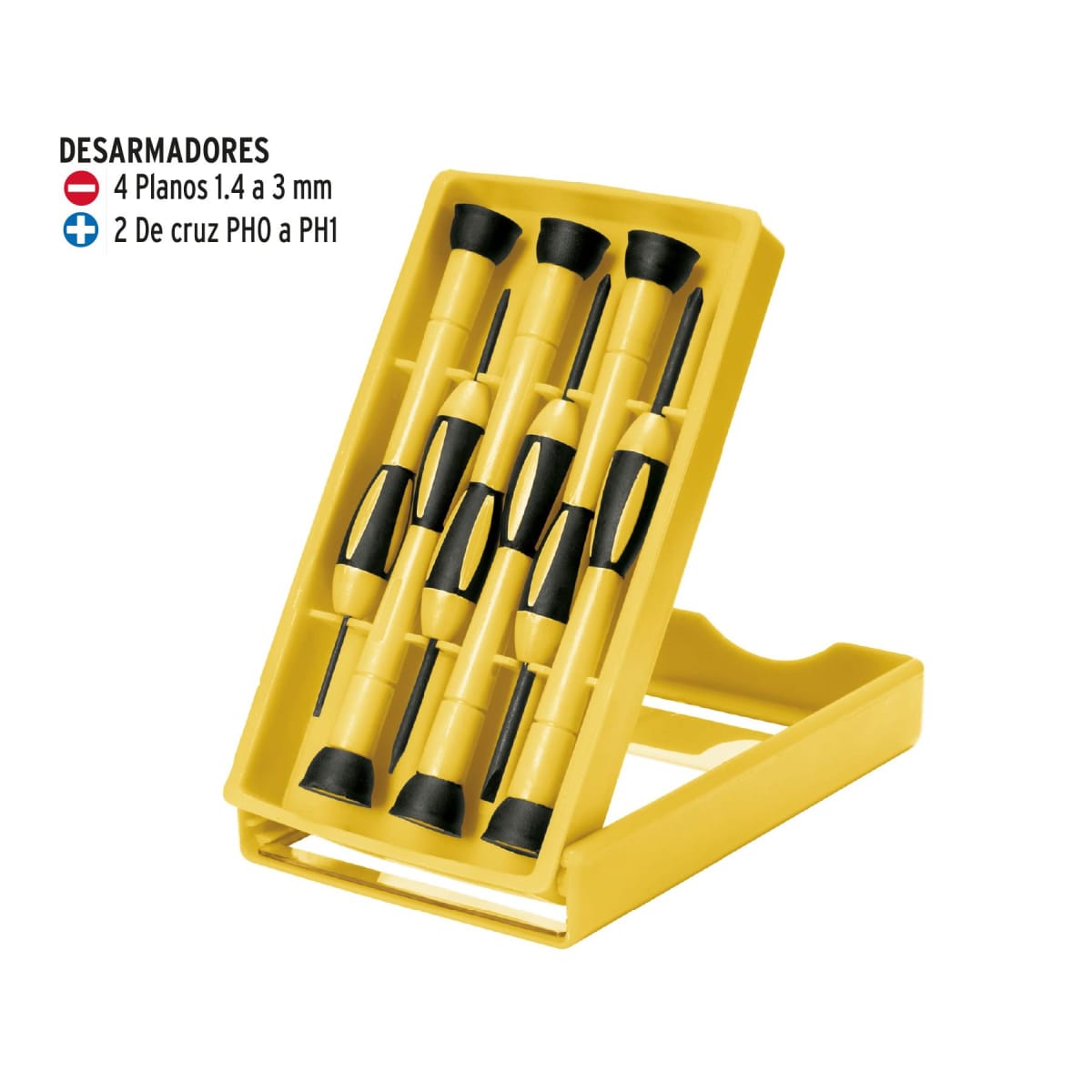 Juego de Destornilladores Precision 6 Piezas PRETUL4