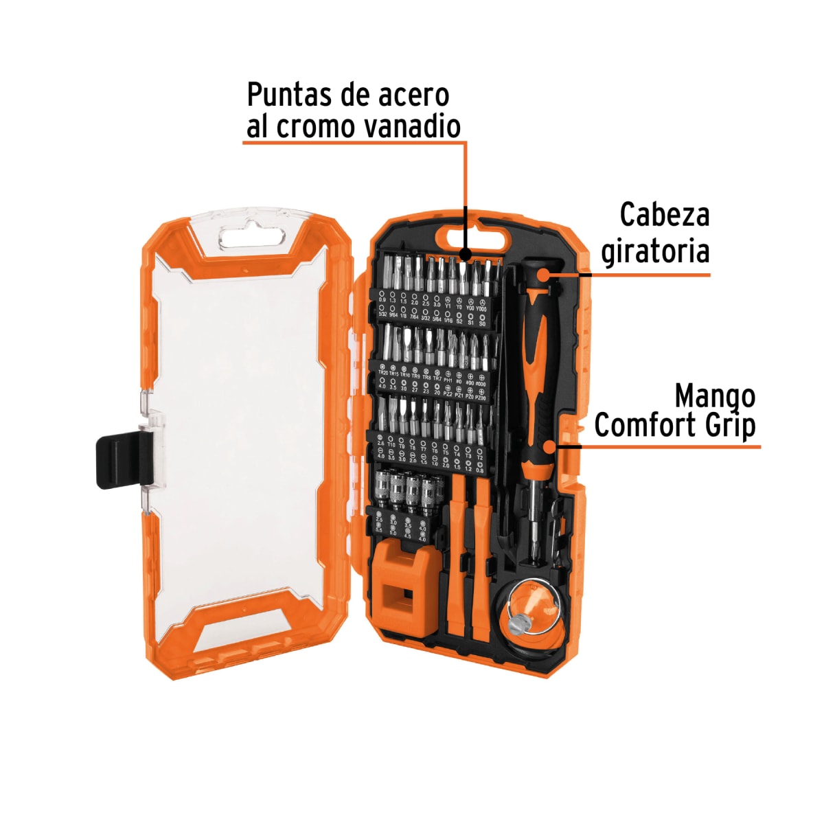 Juego de Destornilladores Reparacion Electrica 77 Piezas TRUPER5