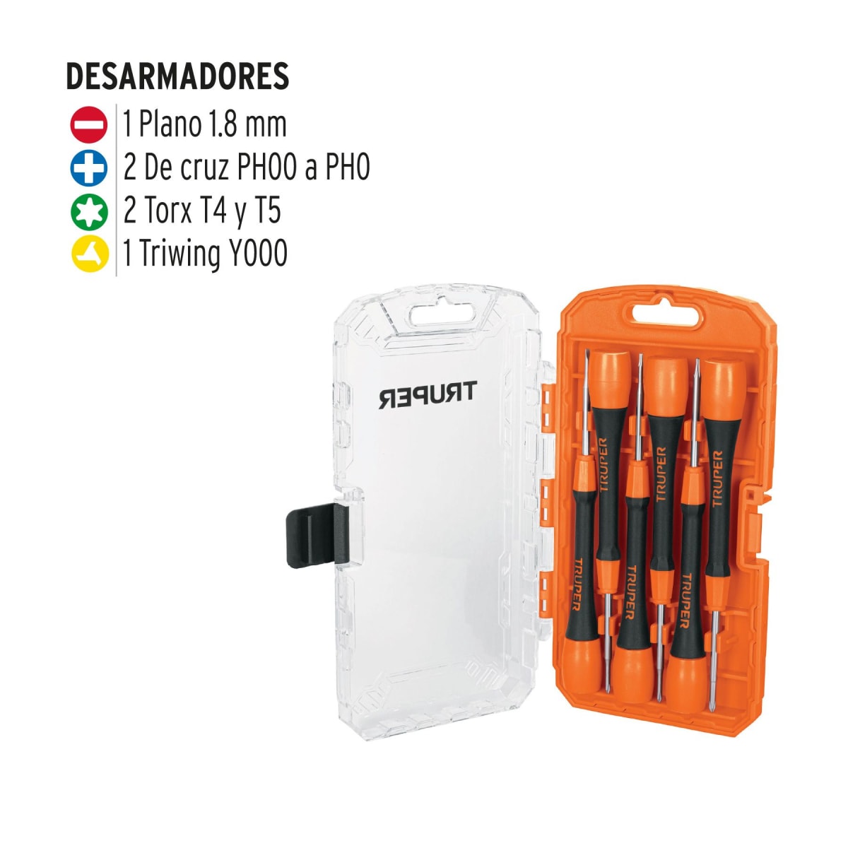 Juego de Destornilladores de Precisión 6 Piezas TRUPER2