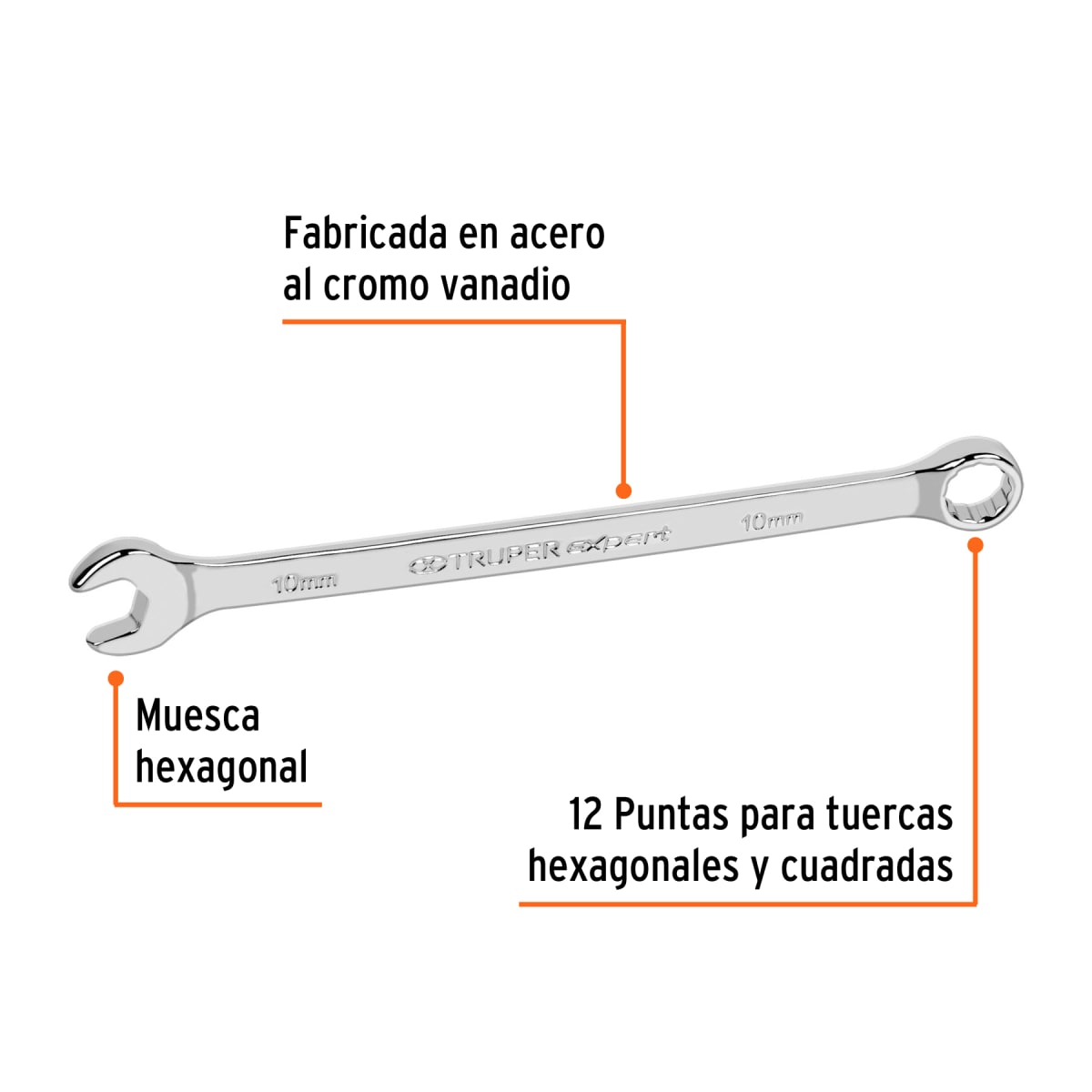 Llave Punta Corona TRUPER4