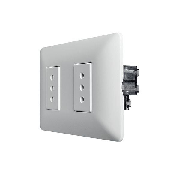 ENCHUFE DOBLE 2P+T 10A 250V STANFORD3
