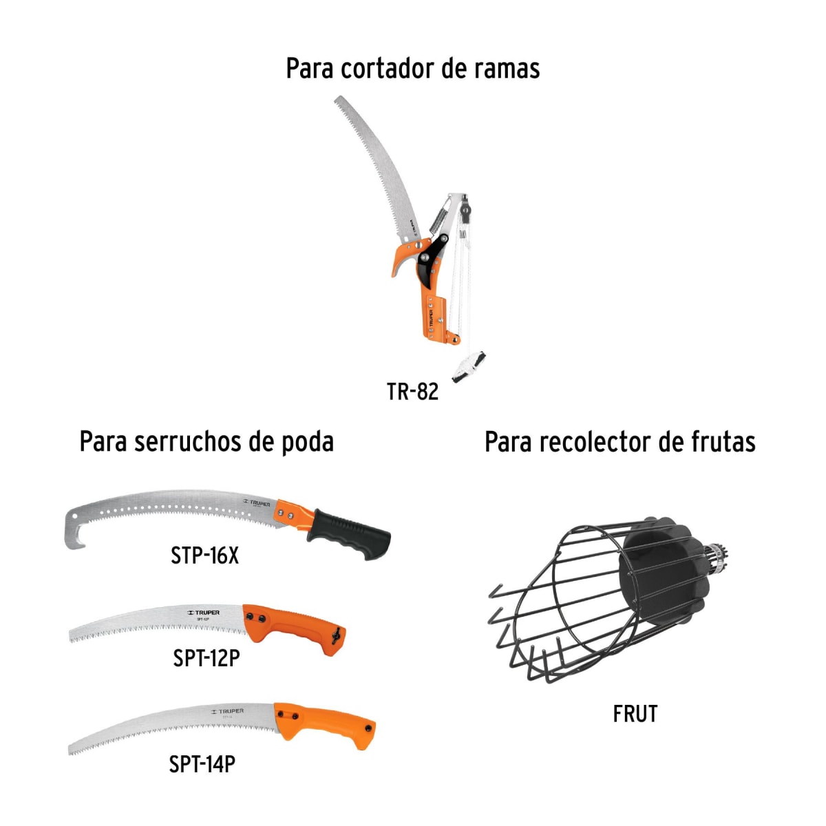 Mango para Serrucho de Poda 1.3 a 2.4 m TRUPER2