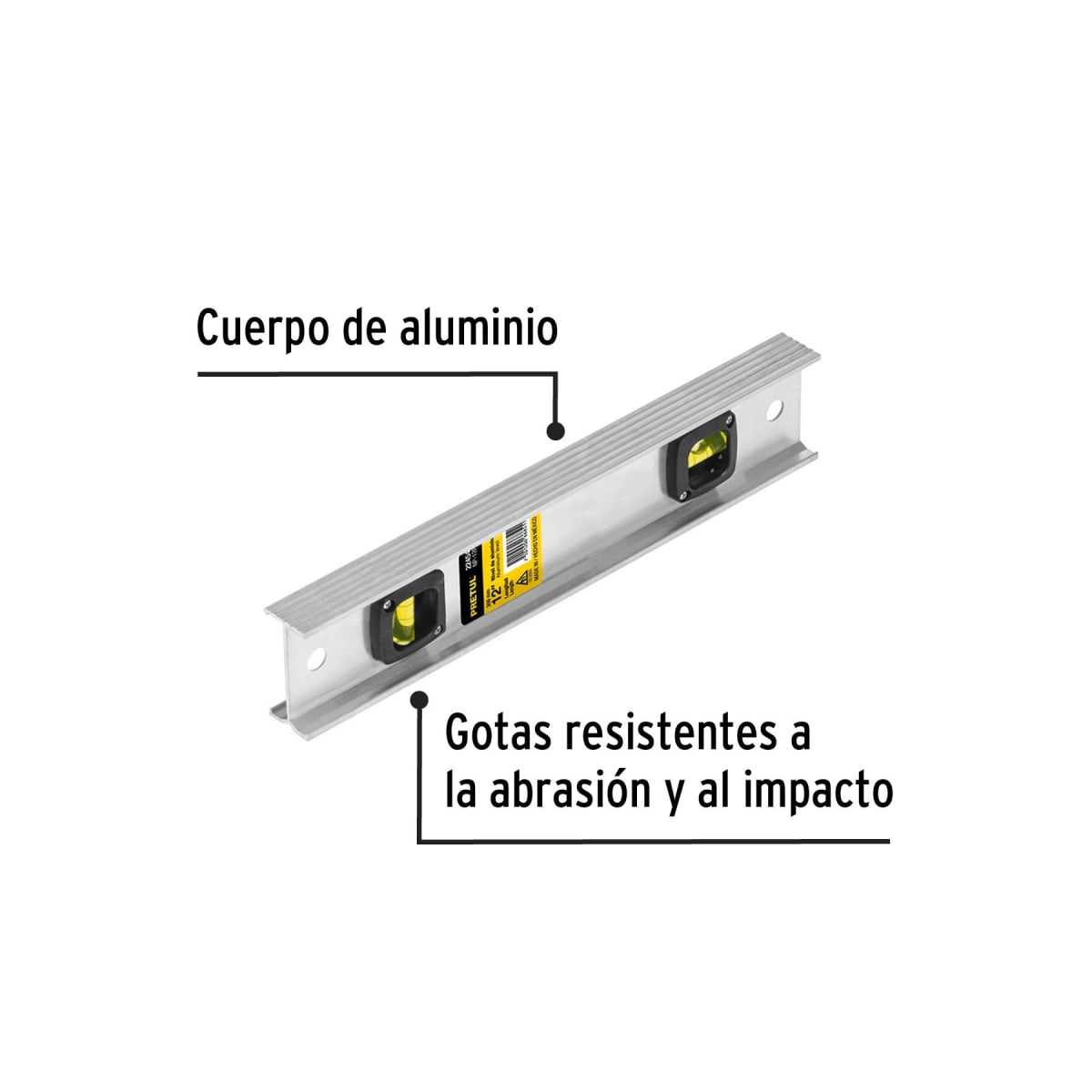 Nivel de Aluminio Eco. PRETUL2