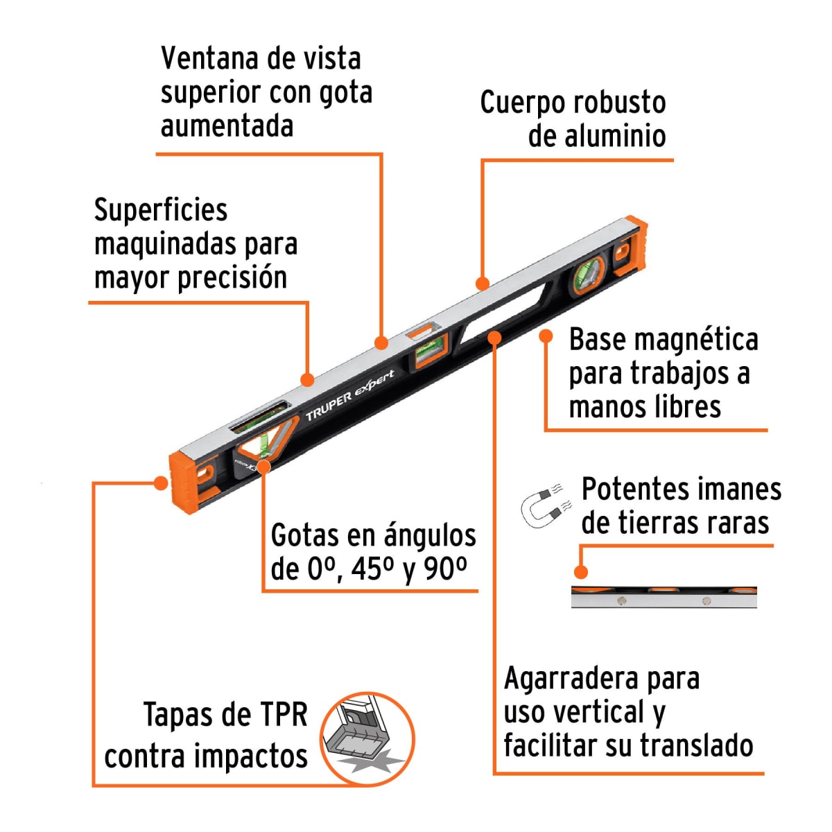 Nivel Profesional Magnético 24