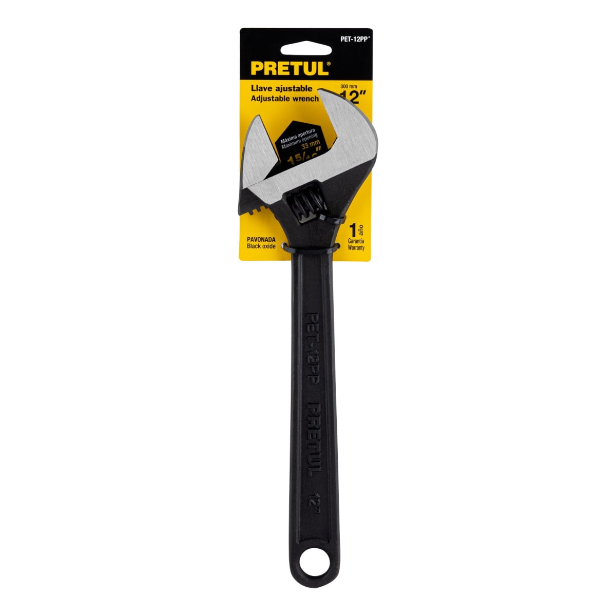 Llave Ajustable Pavonada PRETUL2