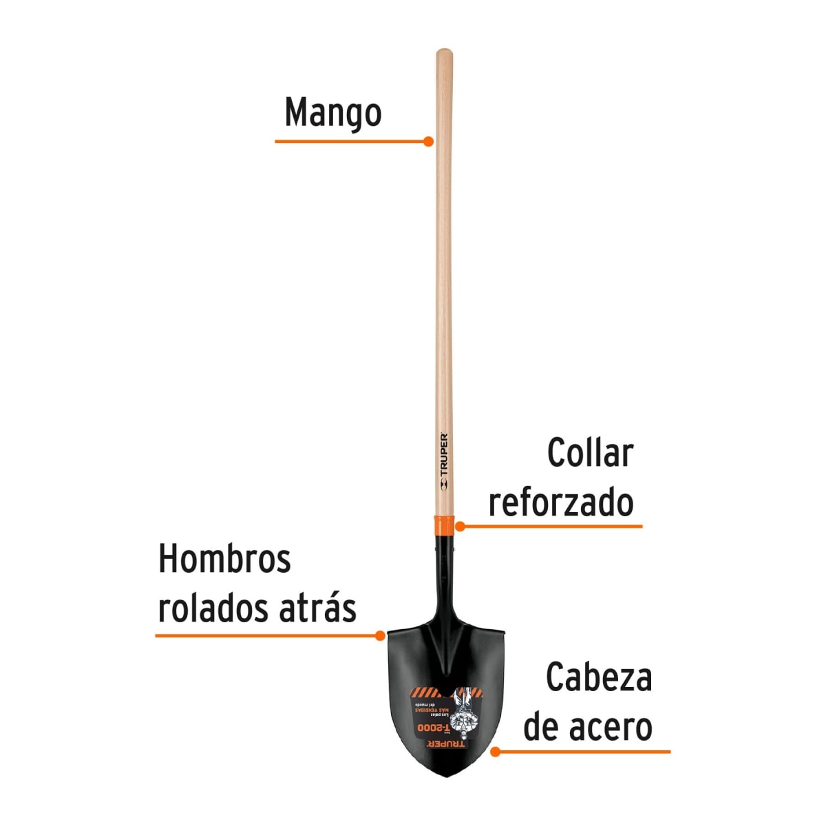 Pala de Irrigación con Mango Largo TRUPER 171772