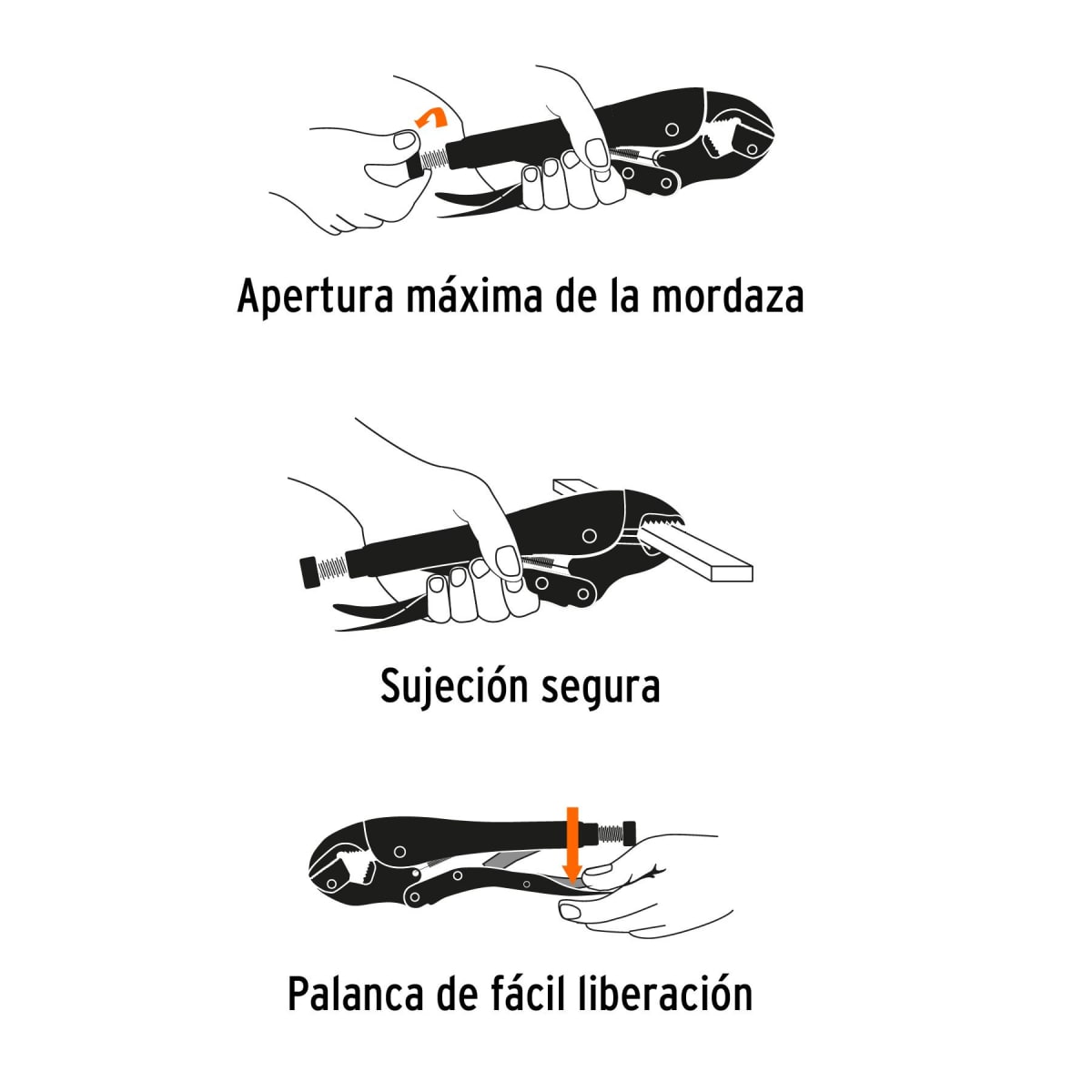 Alicate de Presión Curvo 10