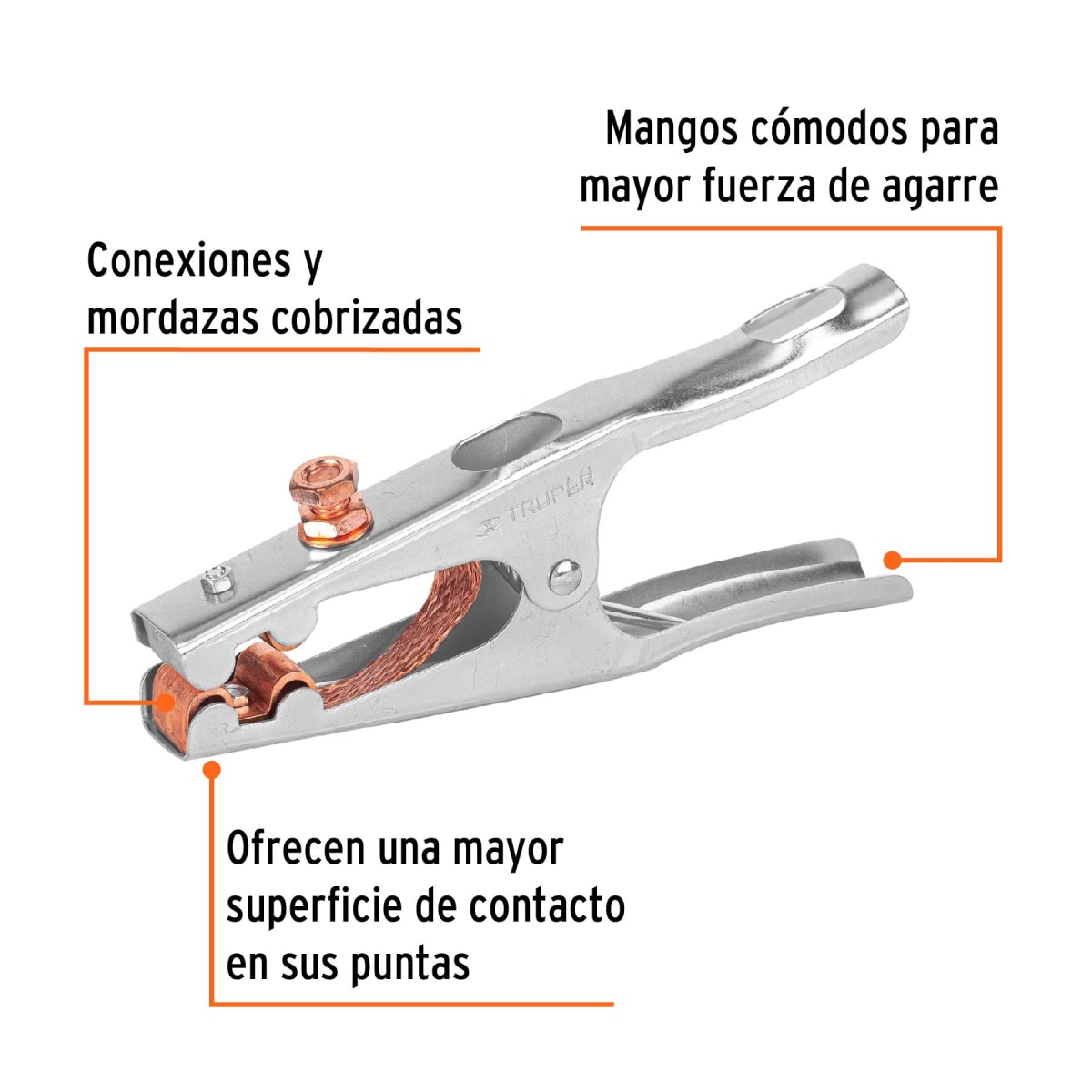 Pinza de Tierra para Soldadora 500A TRUPER2