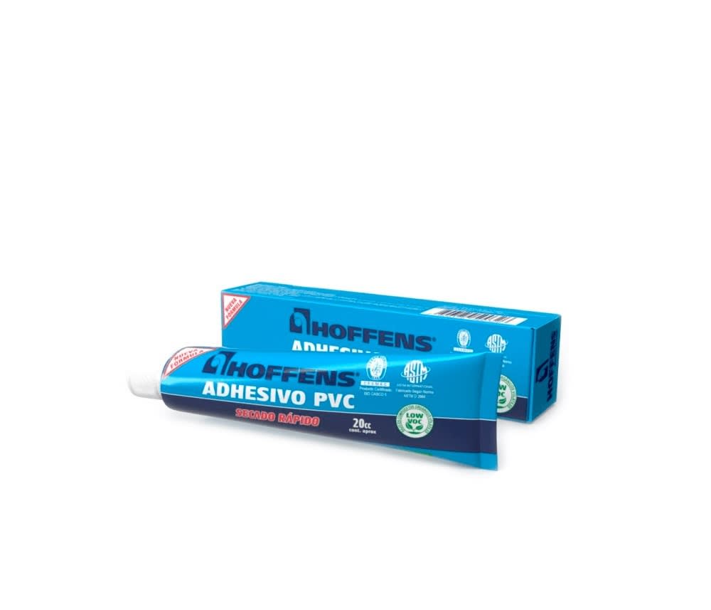Adhesivo PVC Secado Rápido 20 cc HOFFENS1