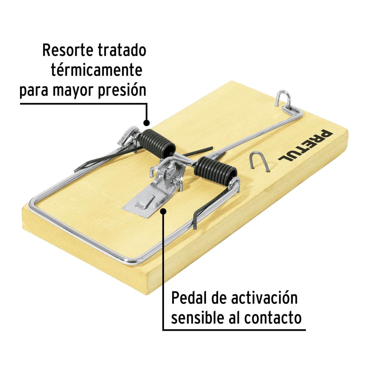 Trampa Madera Ratón 18 CM PRETUL3