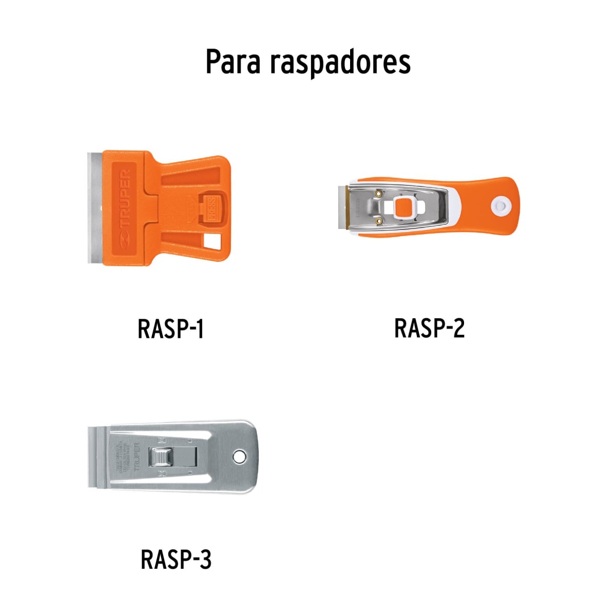 Navajas de Repuesto para Raspador 5 Piezas TRUPER3