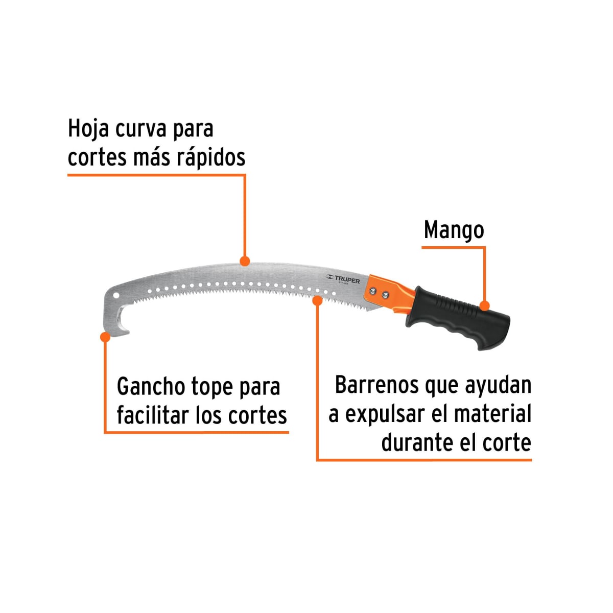 Serrucho de Poda con Gancho TRUPER3