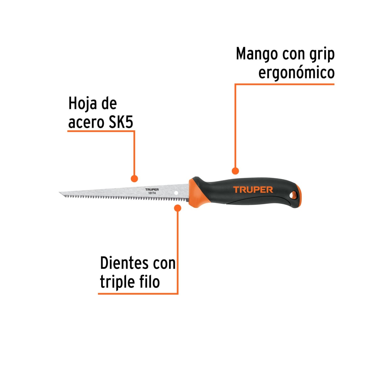 Serrucho para Volcanita TRUPER3