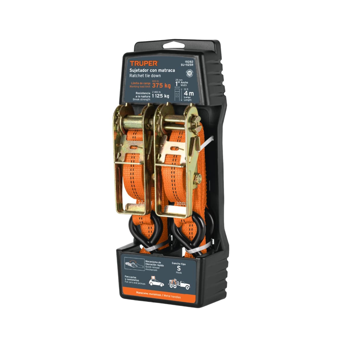 Eslinga con Tensor para Carga 2 Piezas TRUPER4