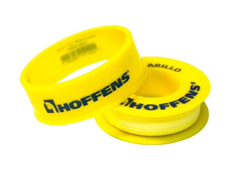 Teflón amarillo gas 3/4 X 6.6 M Hoffens1