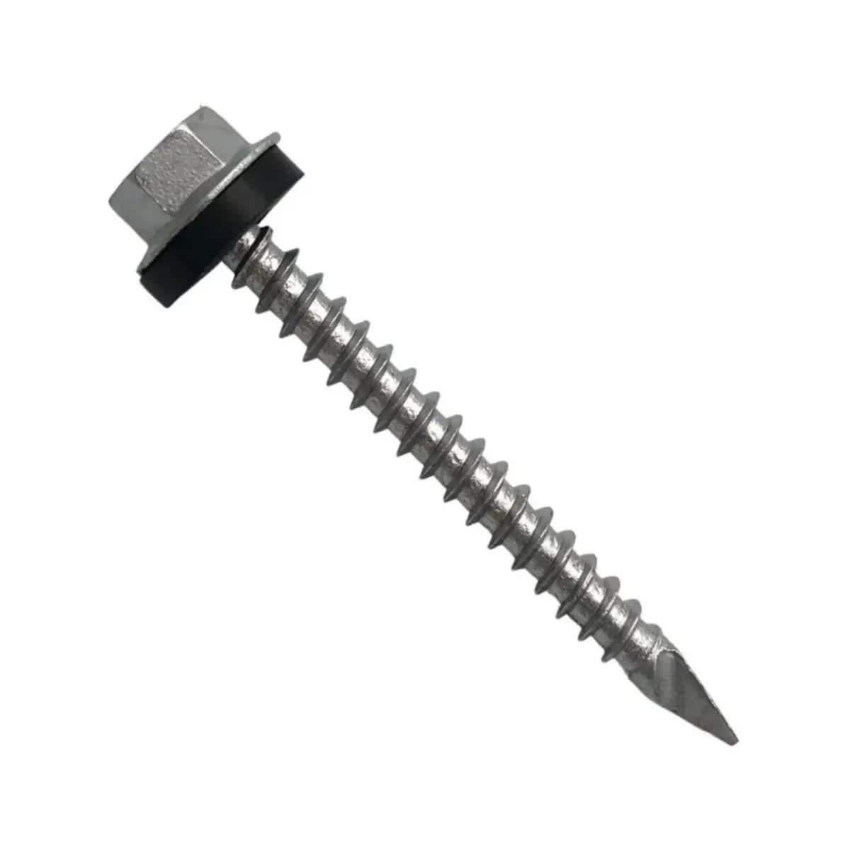 Tornillo Autoperforante Hexagonal Punta Fina Zincado 100 Un IMPORPER3