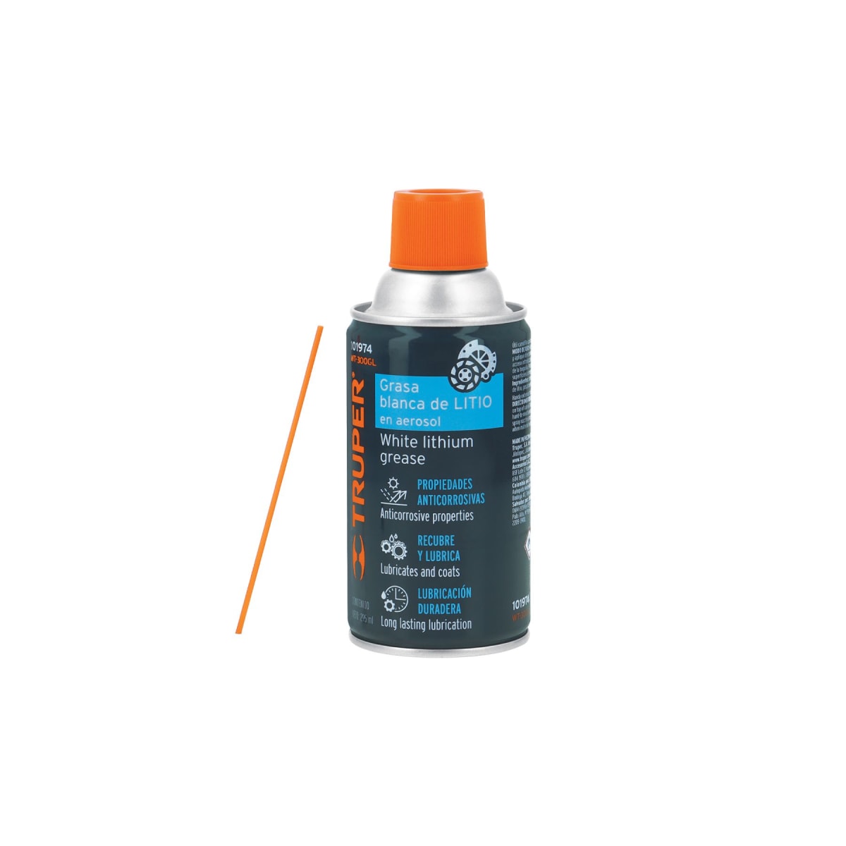 Grasa blanca de litio en aerosol 295 ml Truper1