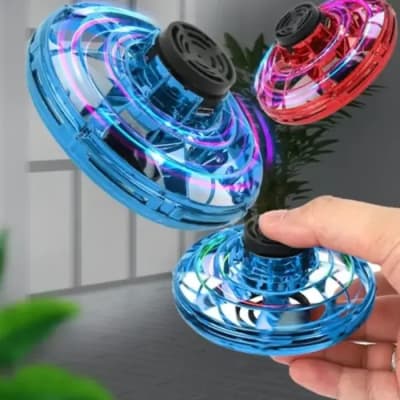 Fly Fidget Spinner Volador Con Luces