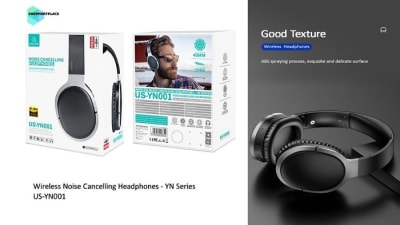 Audífono BT Noise Cancelling Usams US-YN001