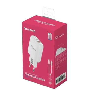 Cargador tipo C a Lightning Motomo 20W