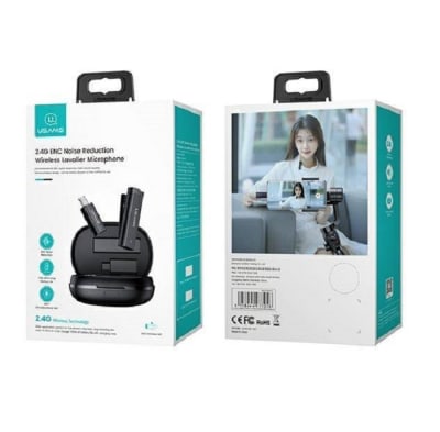 Micrófono Inalámbrico de solapa Lightning Usams US-ZB244