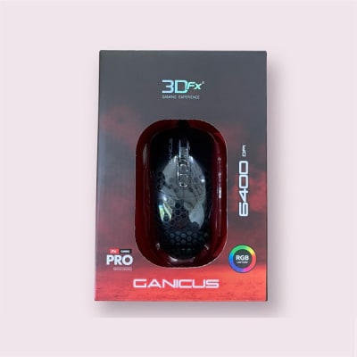 Mouse Gamer Ganicus-Pro 6400 DPI 3DFX