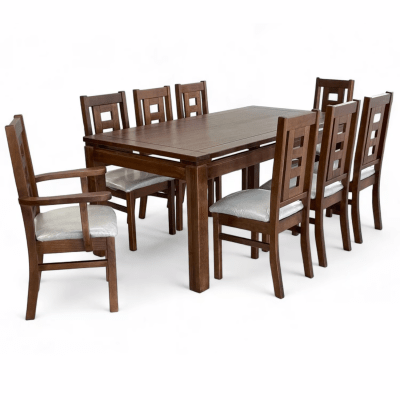 COMEDOR ROMA 6 SILLAS + 2 SITIALES