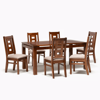JUEGO COMEDOR ROMA 6 SILLAS