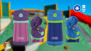 Botella para agua bombilla- THERMOS KIDS