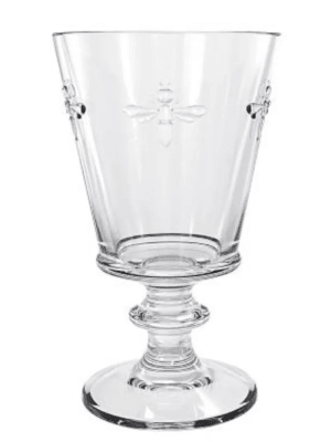 SET 4 COPAS AGUA/VINO HONEY BEE