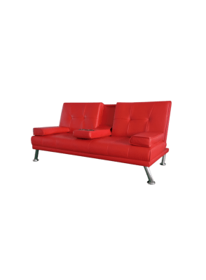 FUTON LOUNGE ROJO IDETEX