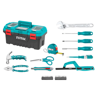 CAJA HERRAMIENTAS + 32 ACCESORIOS TOTAL