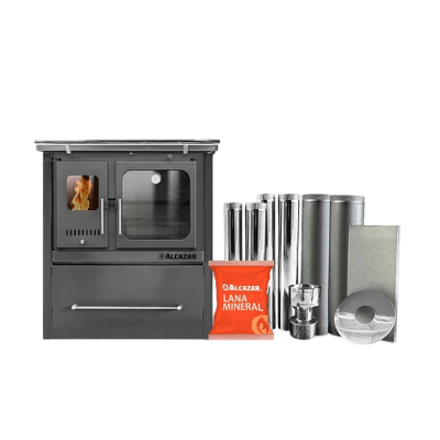COCINA EUROPEA M90 GRIS C/KIT 6